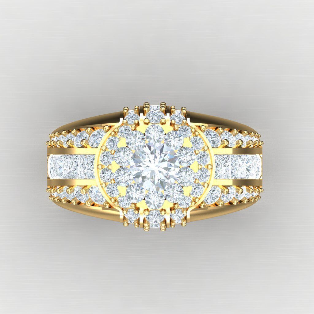 Elite Men Rings Collection 6MR034 3D print model_10