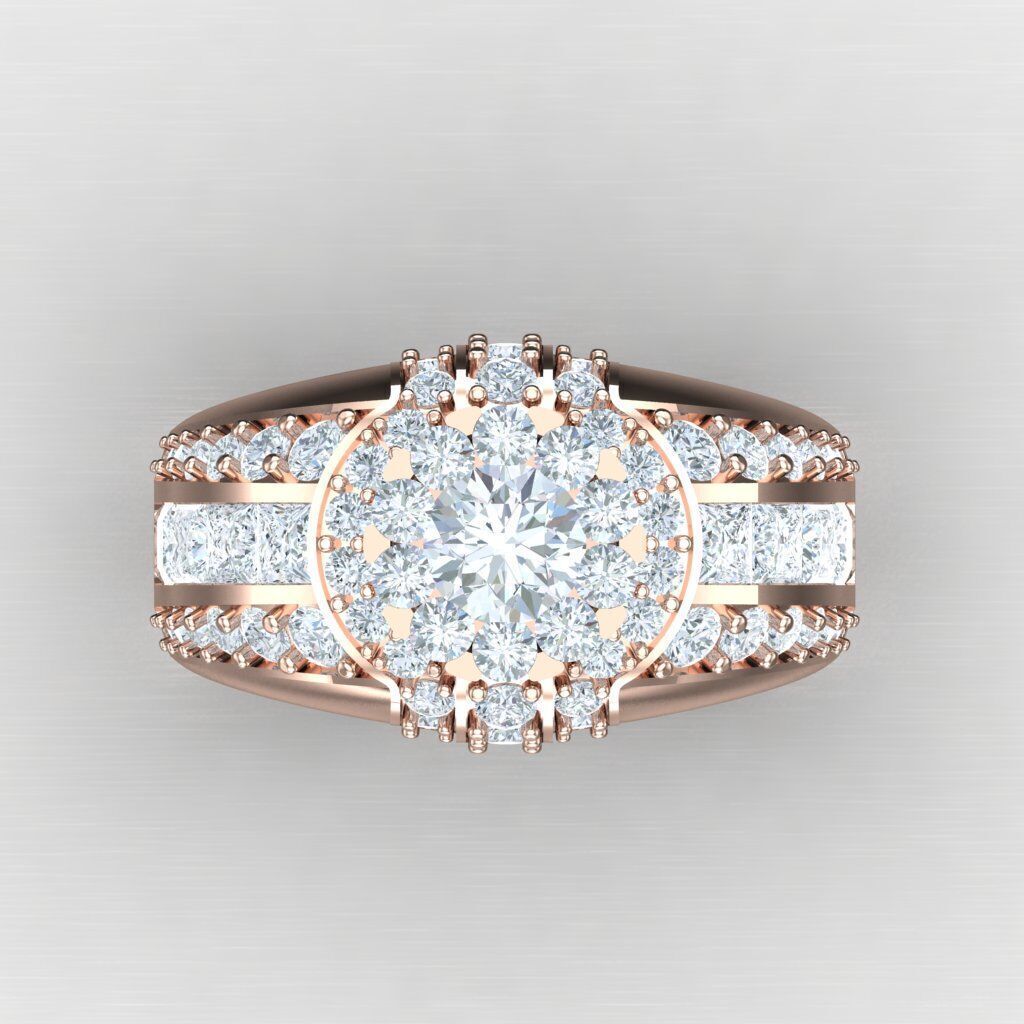 Elite Men Rings Collection 6MR034 3D print model_9