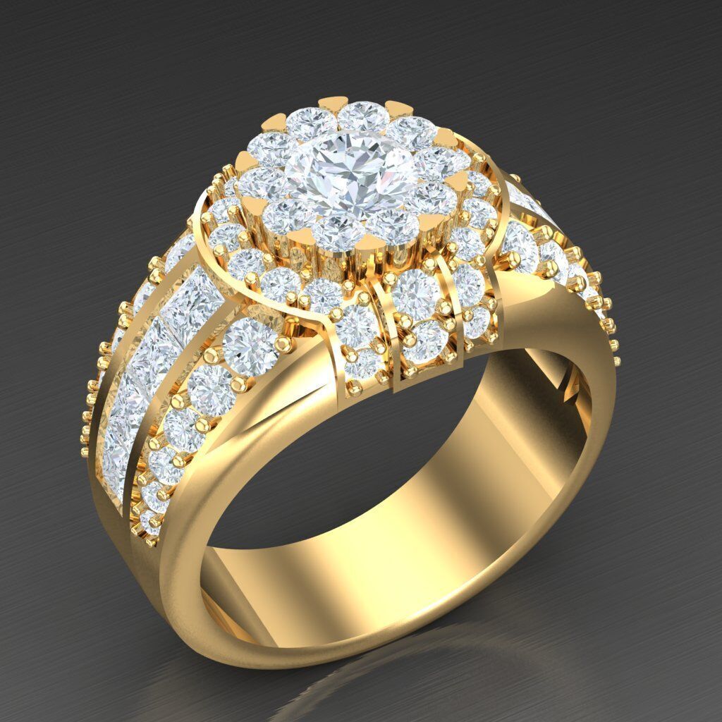 Elite Men Rings Collection 6MR034 3D print model_2