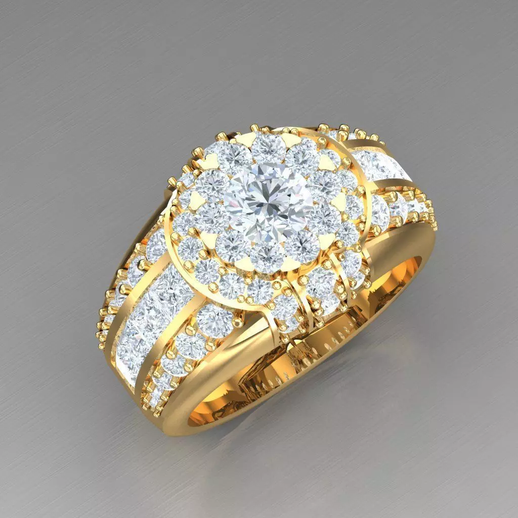 Elite Men Rings Collection 6MR034 3D print model_0