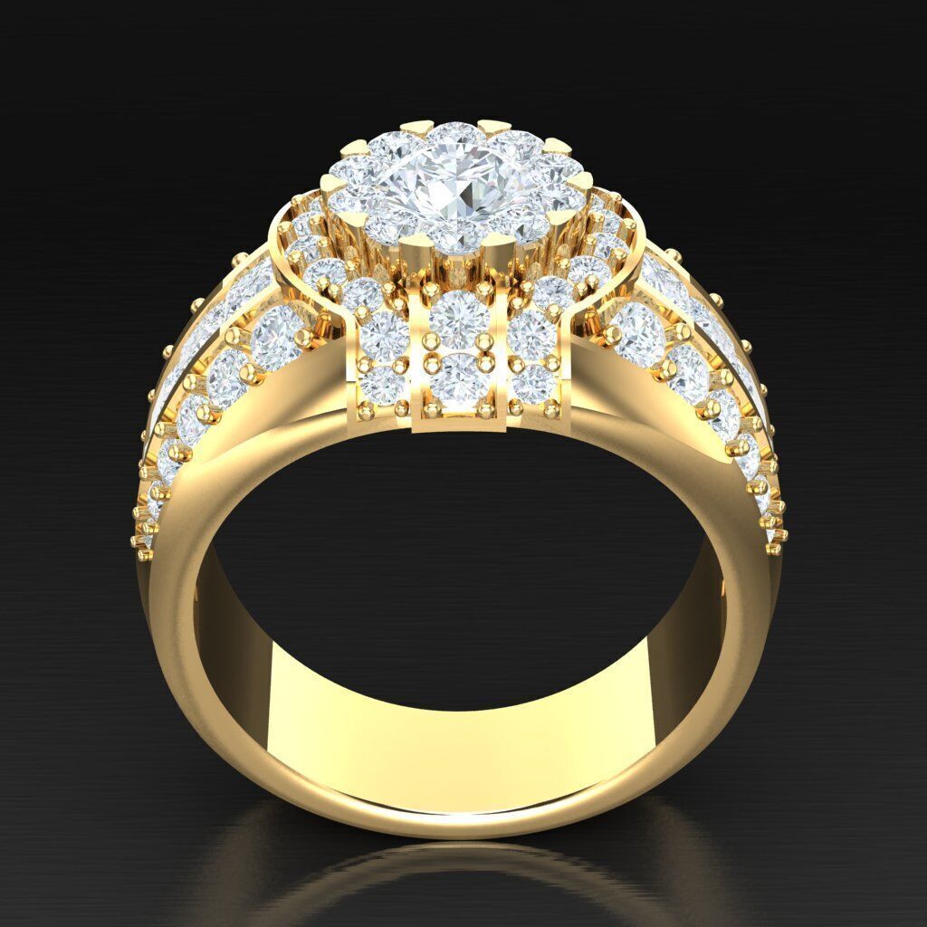 Elite Men Rings Collection 6MR034 3D print model_4