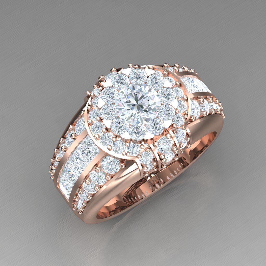 Elite Men Rings Collection 6MR034 3D print model_11