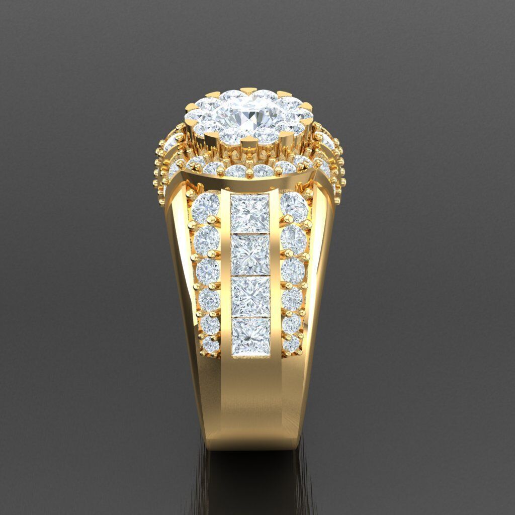 Elite Men Rings Collection 6MR034 3D print model_13