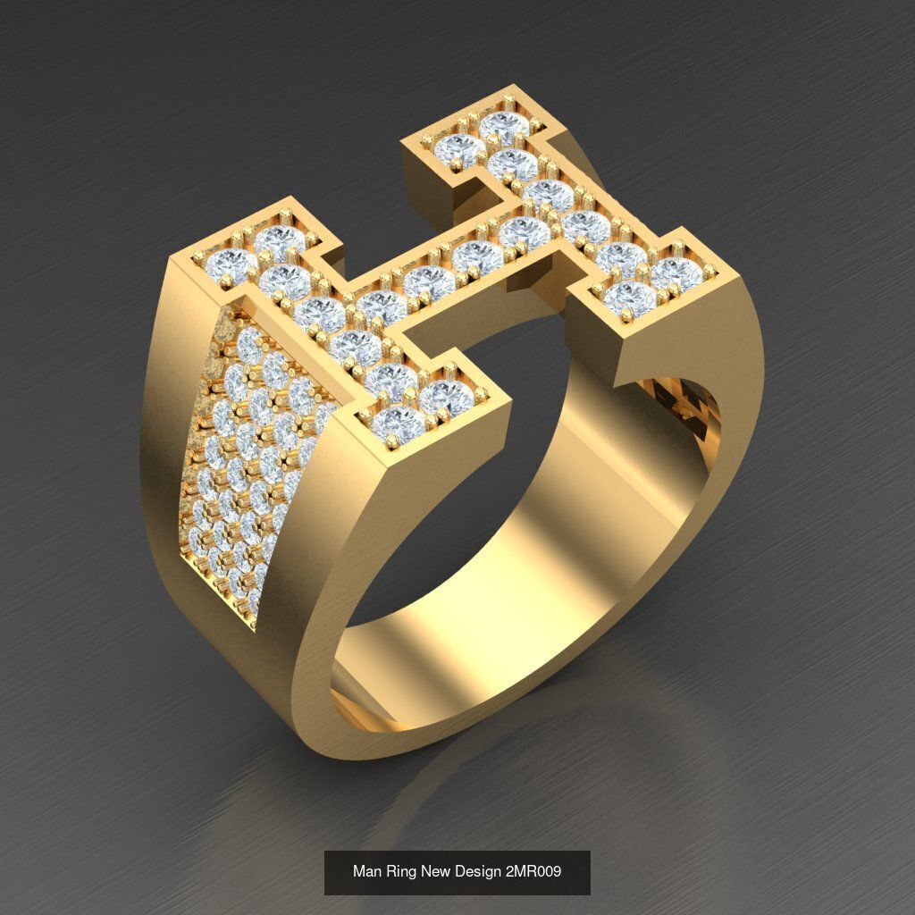 Bulk 100 Men Ring For Sale Discound 2MRXXX 3D Model Collection_98