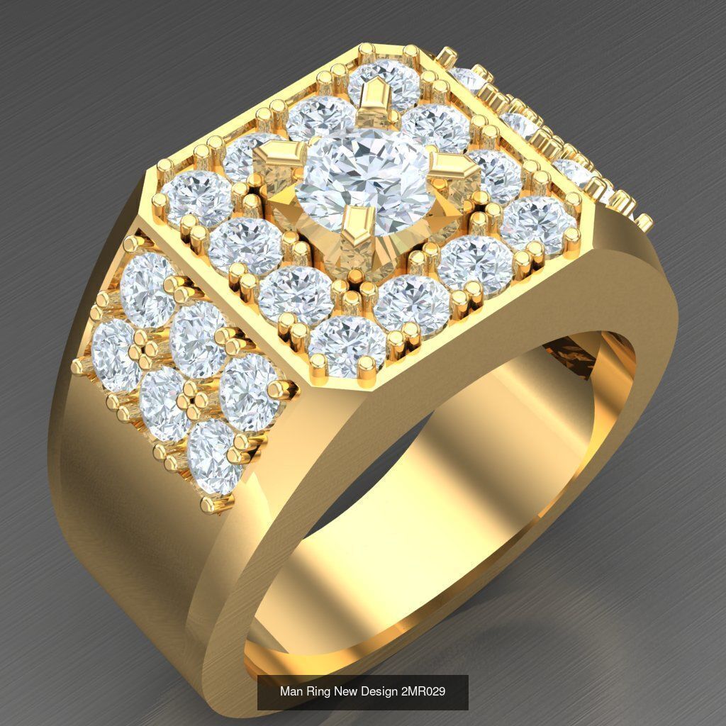 Bulk 100 Men Ring For Sale Discound 2MRXXX 3D Model Collection_78
