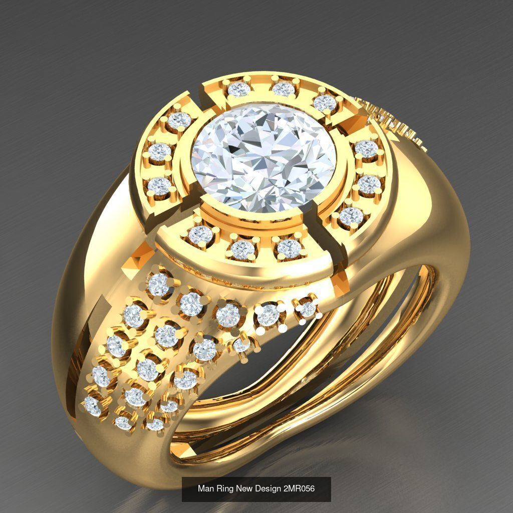 Bulk 100 Men Ring For Sale Discound 2MRXXX 3D Model Collection_51