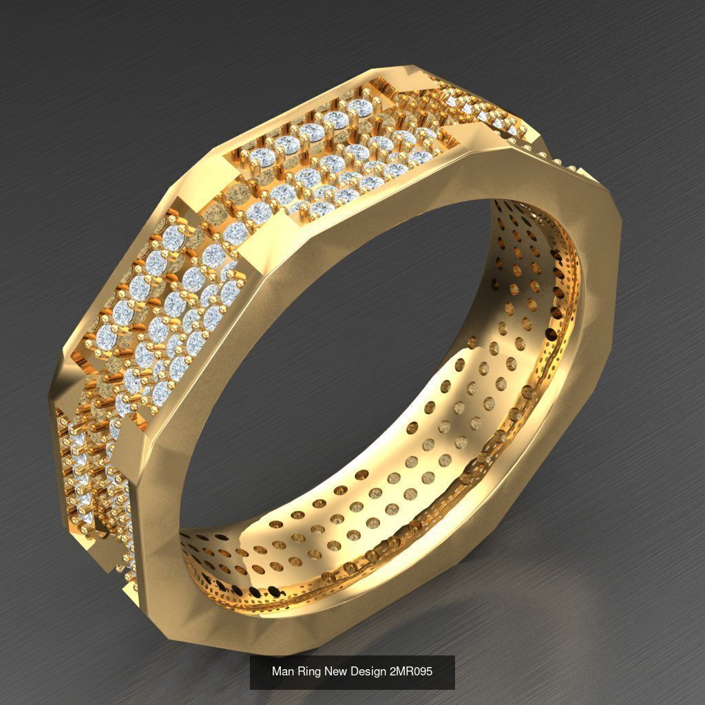 Bulk 100 Men Ring For Sale Discound 2MRXXX 3D Model Collection_12