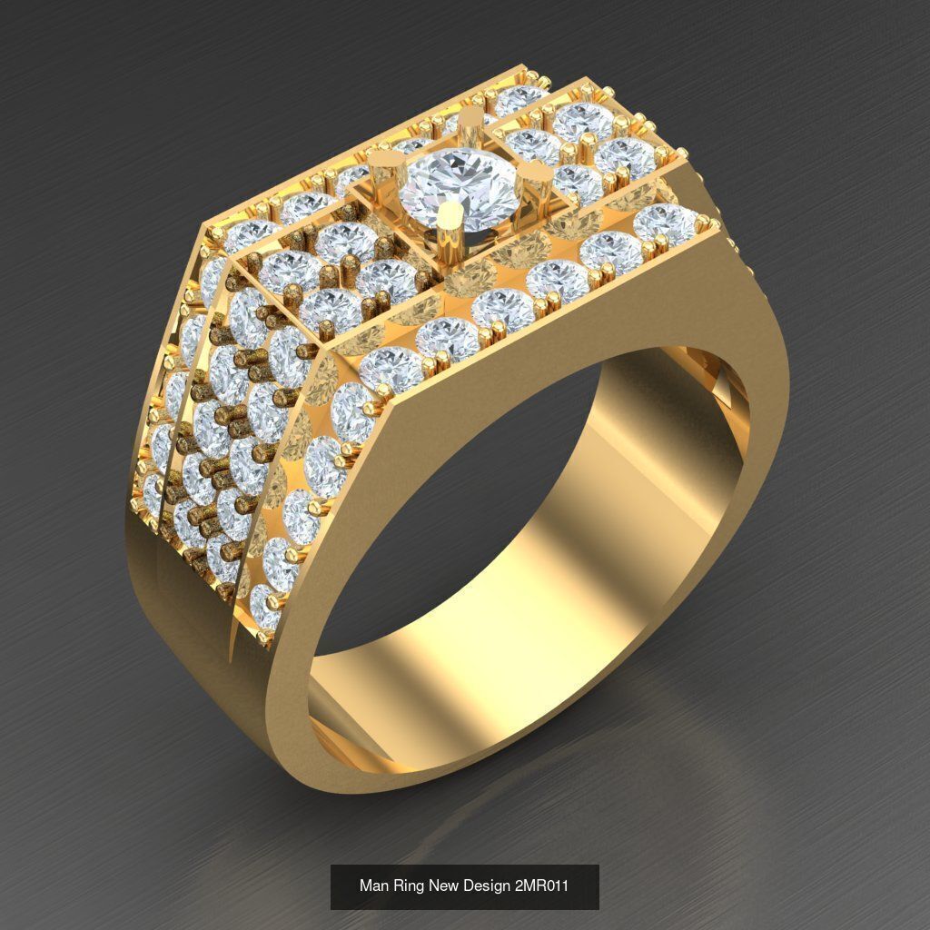 Bulk 100 Men Ring For Sale Discound 2MRXXX 3D Model Collection_96