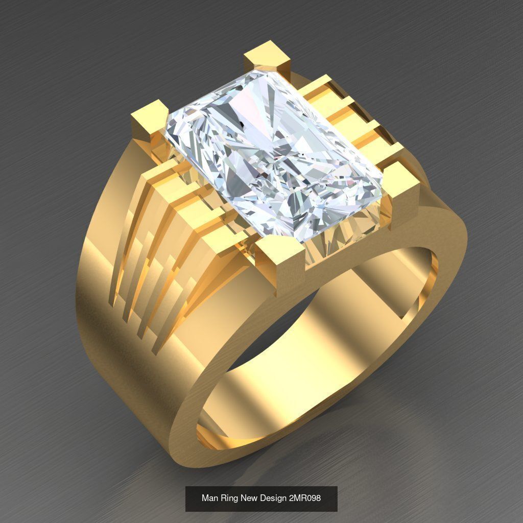 Bulk 100 Men Ring For Sale Discound 2MRXXX 3D Model Collection_9