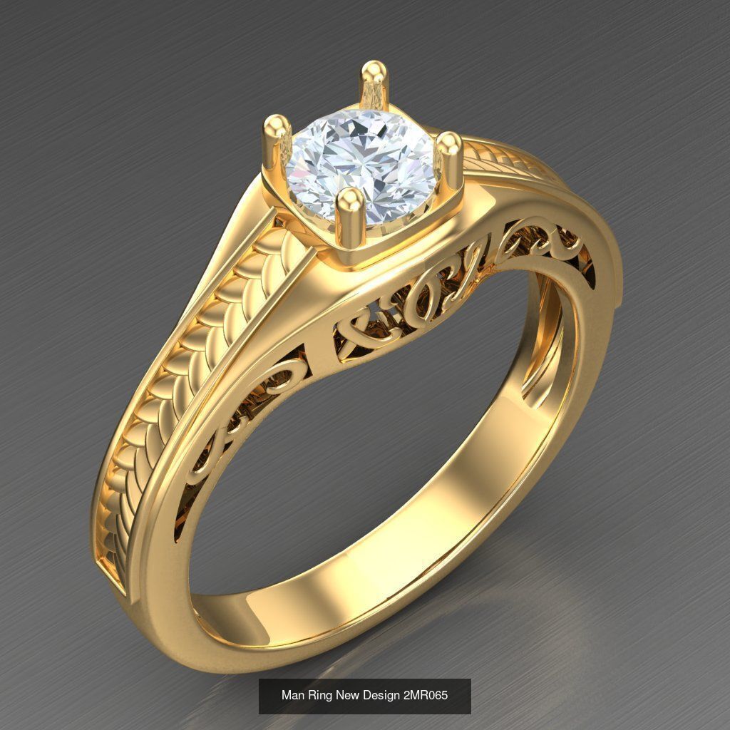 Bulk 100 Men Ring For Sale Discound 2MRXXX 3D Model Collection_42