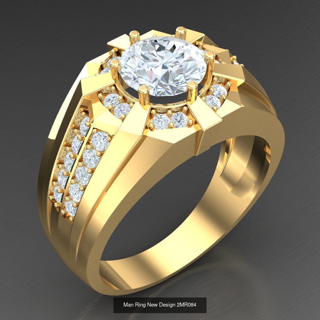 Bulk 100 Men Ring For Sale Discound 2MRXXX 3D Model Collection_23