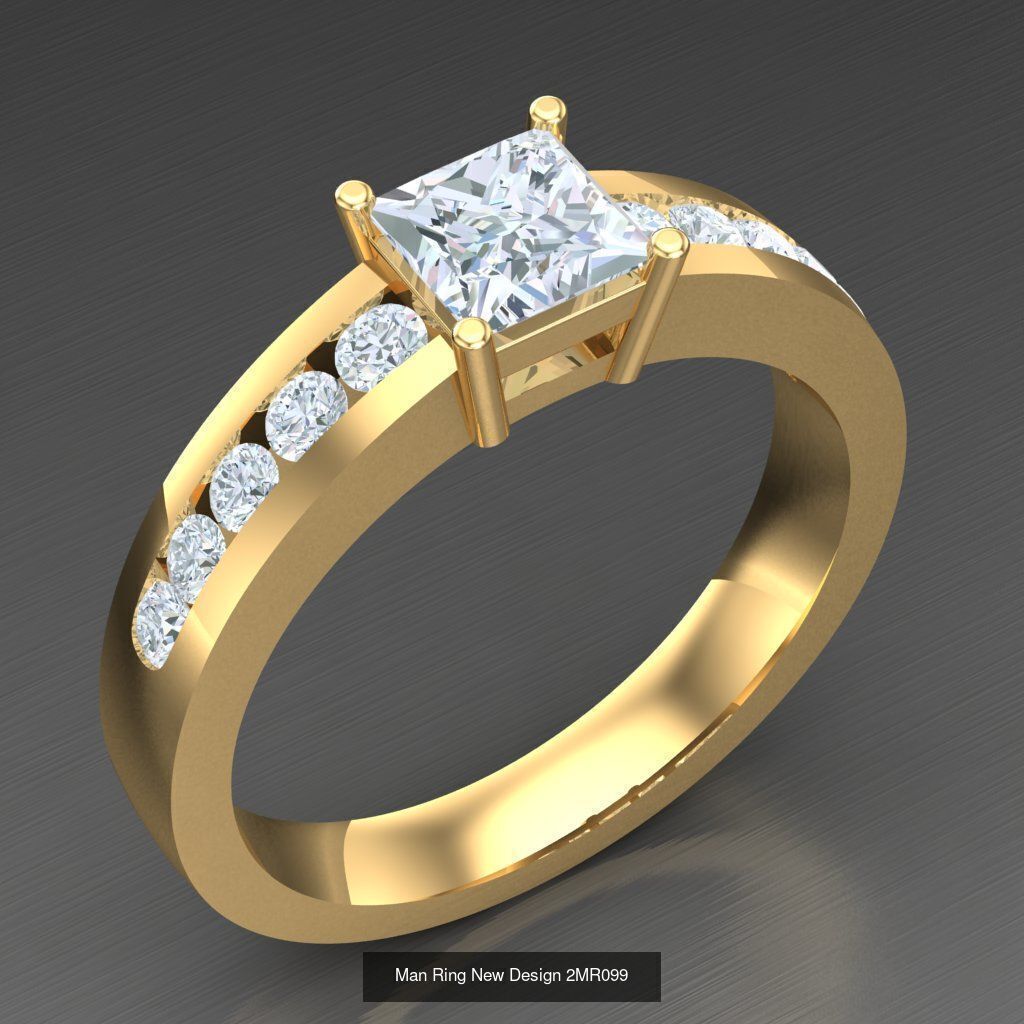 Bulk 100 Men Ring For Sale Discound 2MRXXX 3D Model Collection_8