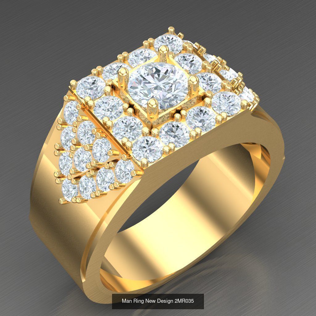 Bulk 100 Men Ring For Sale Discound 2MRXXX 3D Model Collection_72