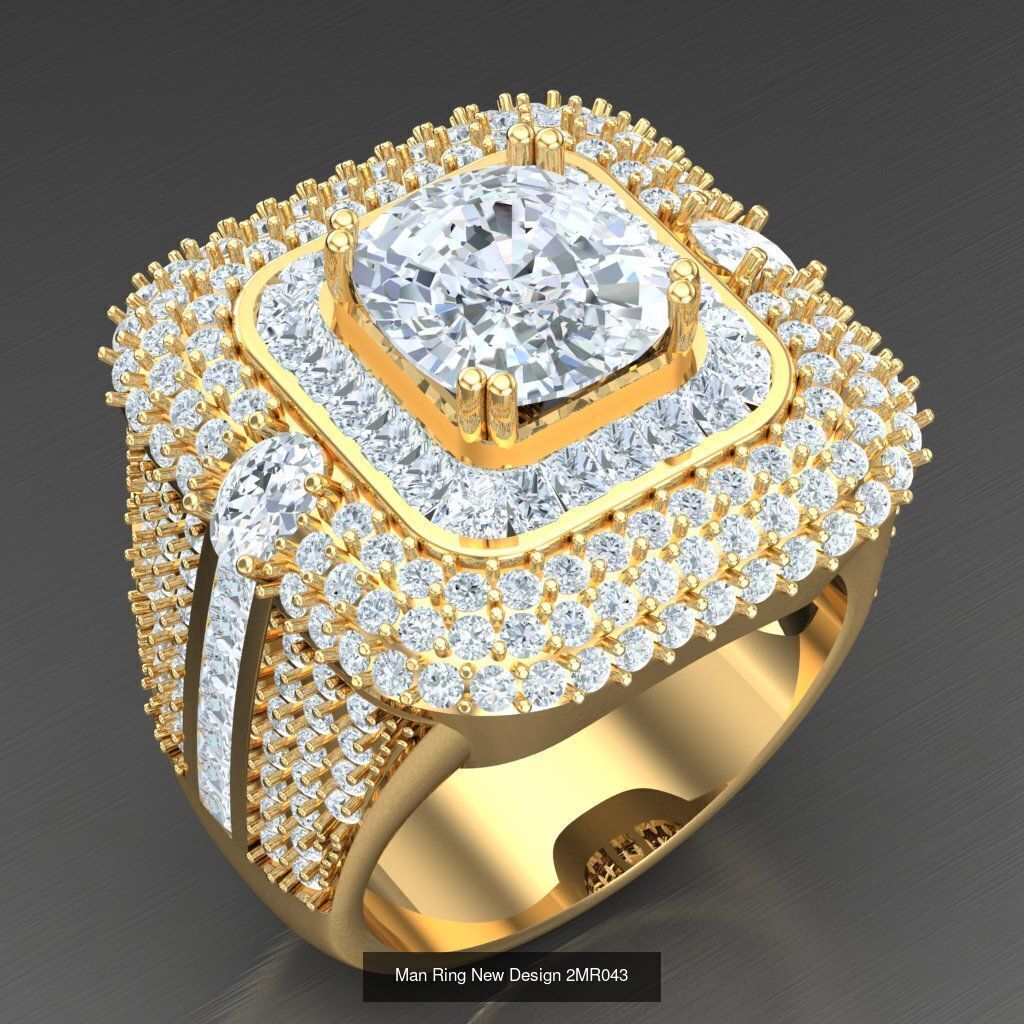 Bulk 100 Men Ring For Sale Discound 2MRXXX 3D Model Collection_64