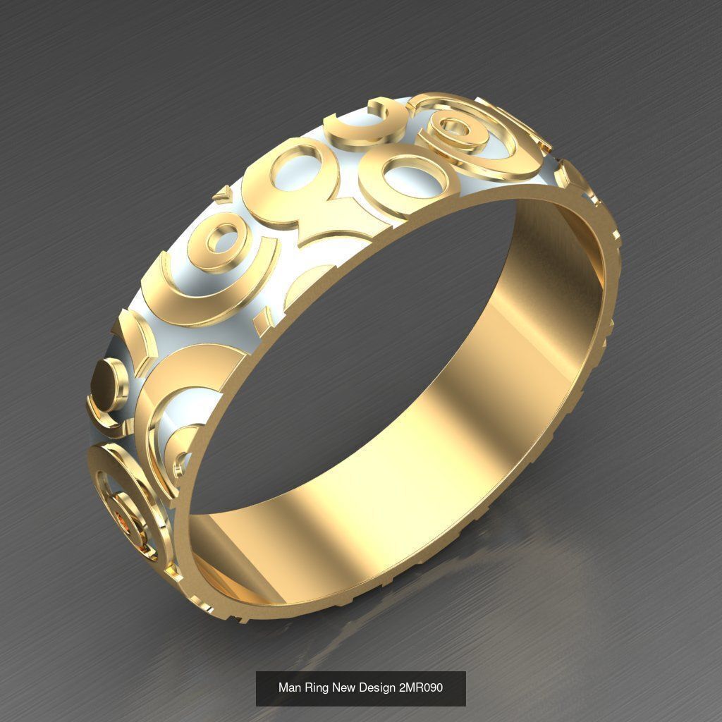 Bulk 100 Men Ring For Sale Discound 2MRXXX 3D Model Collection_17