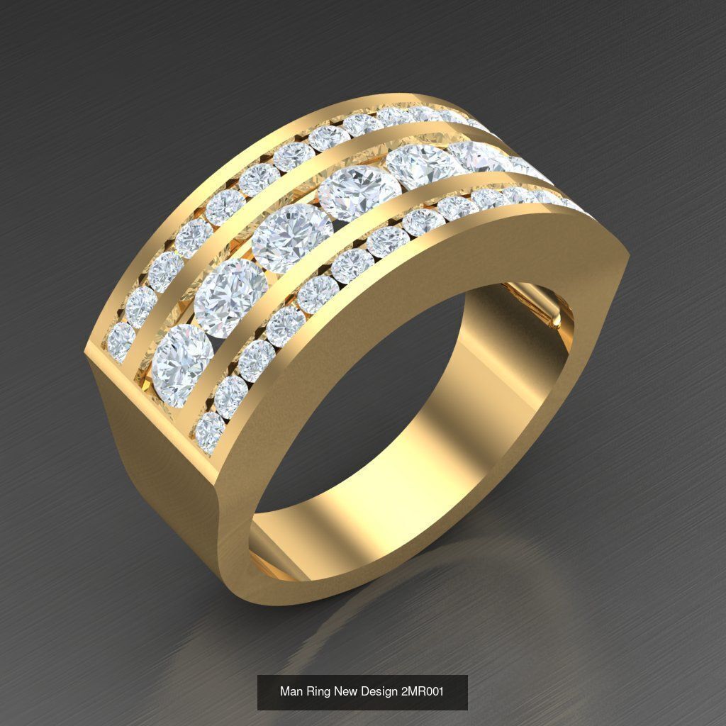 Bulk 100 Men Ring For Sale Discound 2MRXXX 3D Model Collection_106