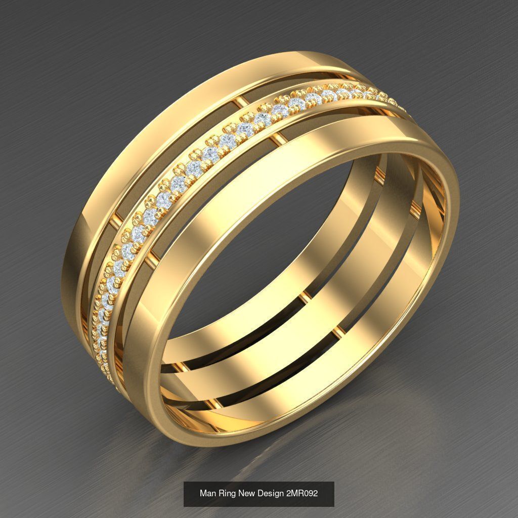 Bulk 100 Men Ring For Sale Discound 2MRXXX 3D Model Collection_15