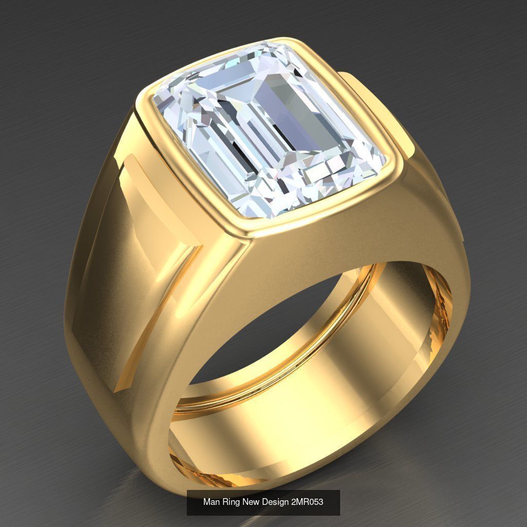 Bulk 100 Men Ring For Sale Discound 2MRXXX 3D Model Collection_54
