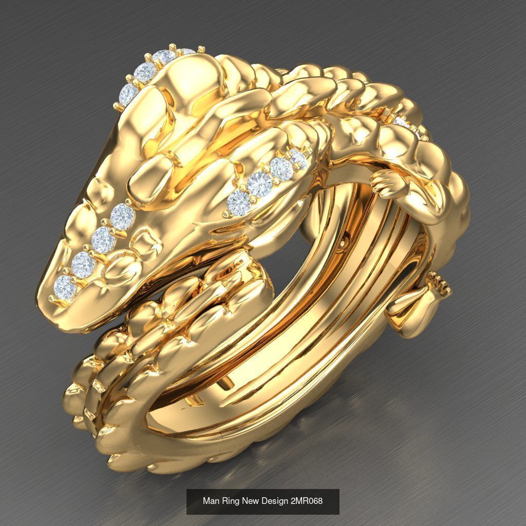 Bulk 100 Men Ring For Sale Discound 2MRXXX 3D Model Collection_39