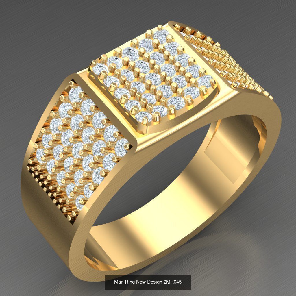Bulk 100 Men Ring For Sale Discound 2MRXXX 3D Model Collection_62