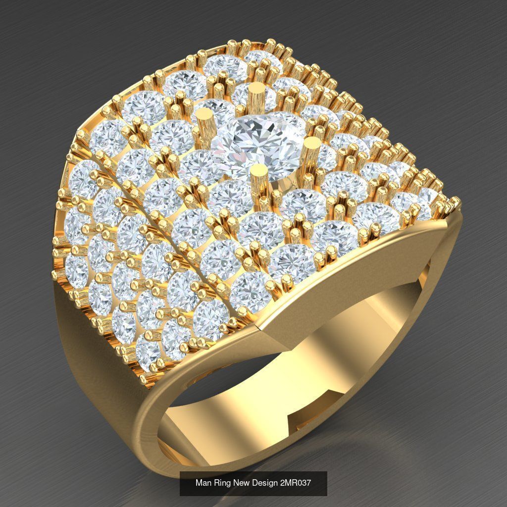 Bulk 100 Men Ring For Sale Discound 2MRXXX 3D Model Collection_70