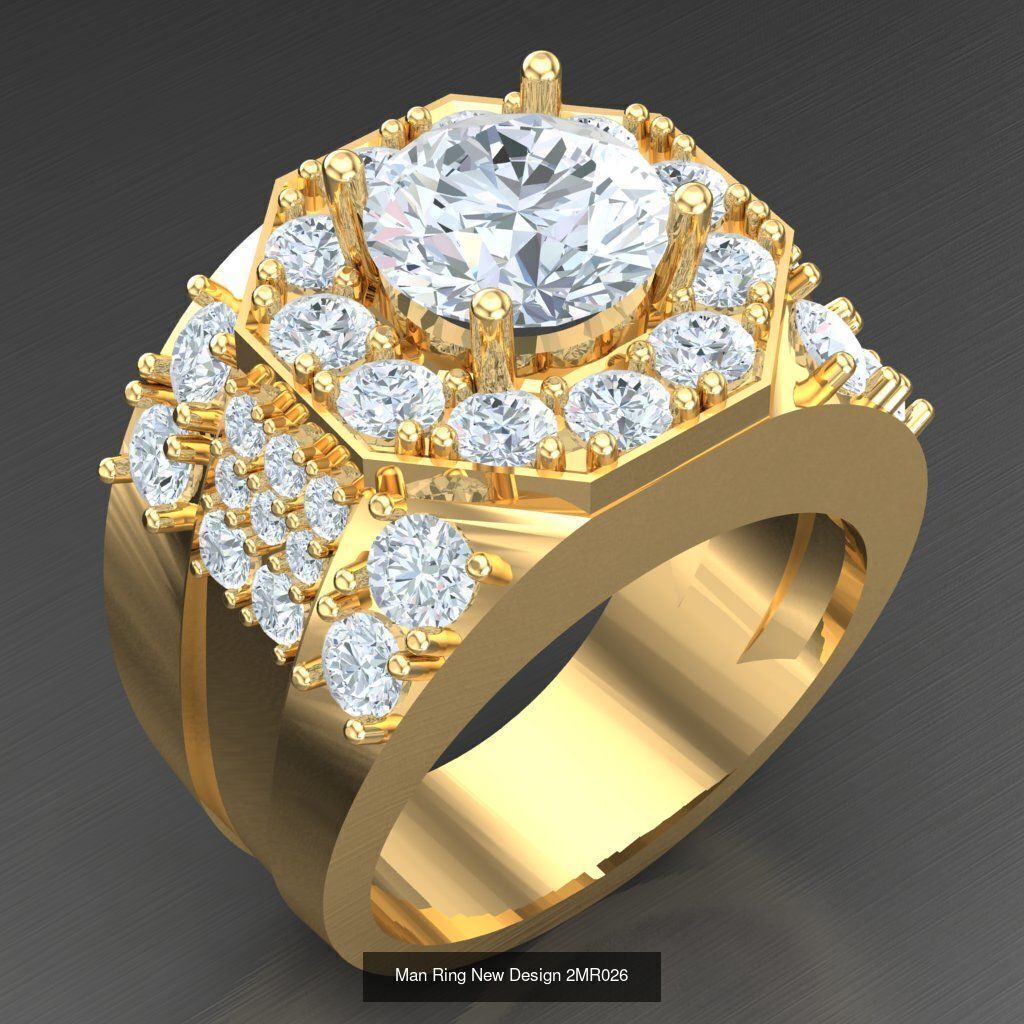 Bulk 100 Men Ring For Sale Discound 2MRXXX 3D Model Collection_81