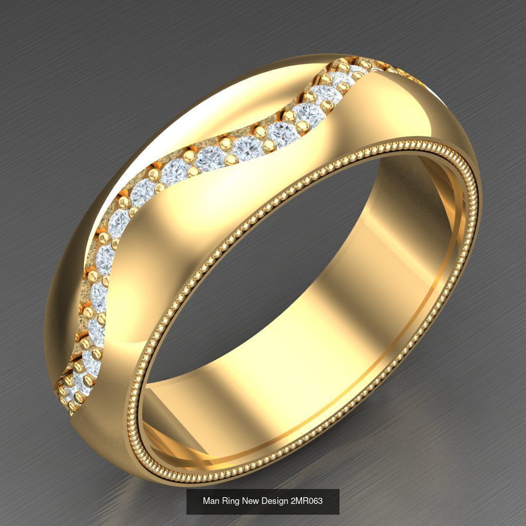 Bulk 100 Men Ring For Sale Discound 2MRXXX 3D Model Collection_44