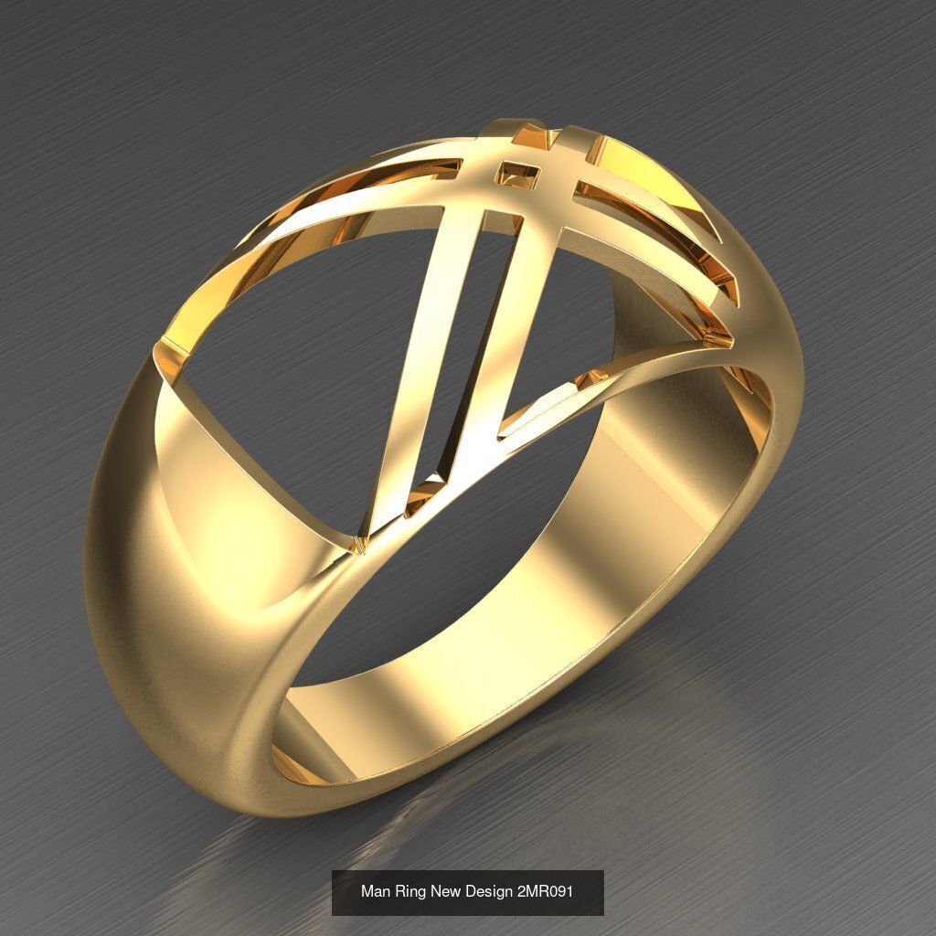 Bulk 100 Men Ring For Sale Discound 2MRXXX 3D Model Collection_16