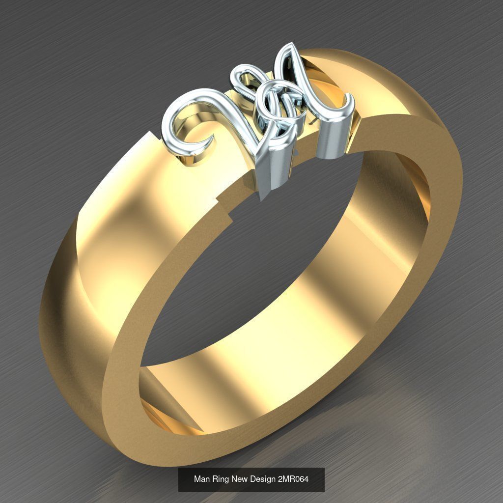 Bulk 100 Men Ring For Sale Discound 2MRXXX 3D Model Collection_43