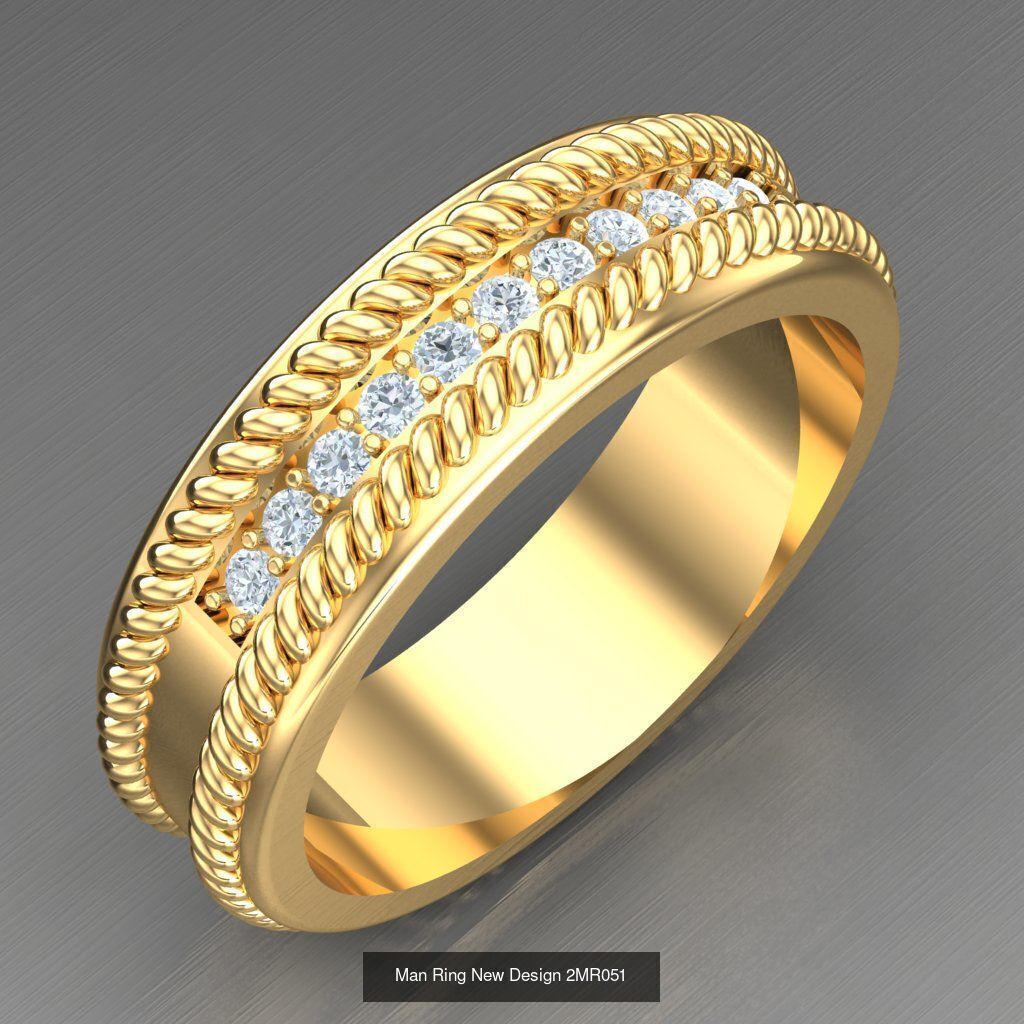 Bulk 100 Men Ring For Sale Discound 2MRXXX 3D Model Collection_56