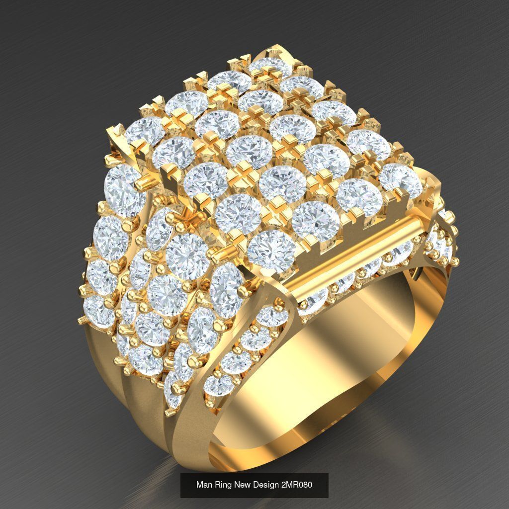 Bulk 100 Men Ring For Sale Discound 2MRXXX 3D Model Collection_27