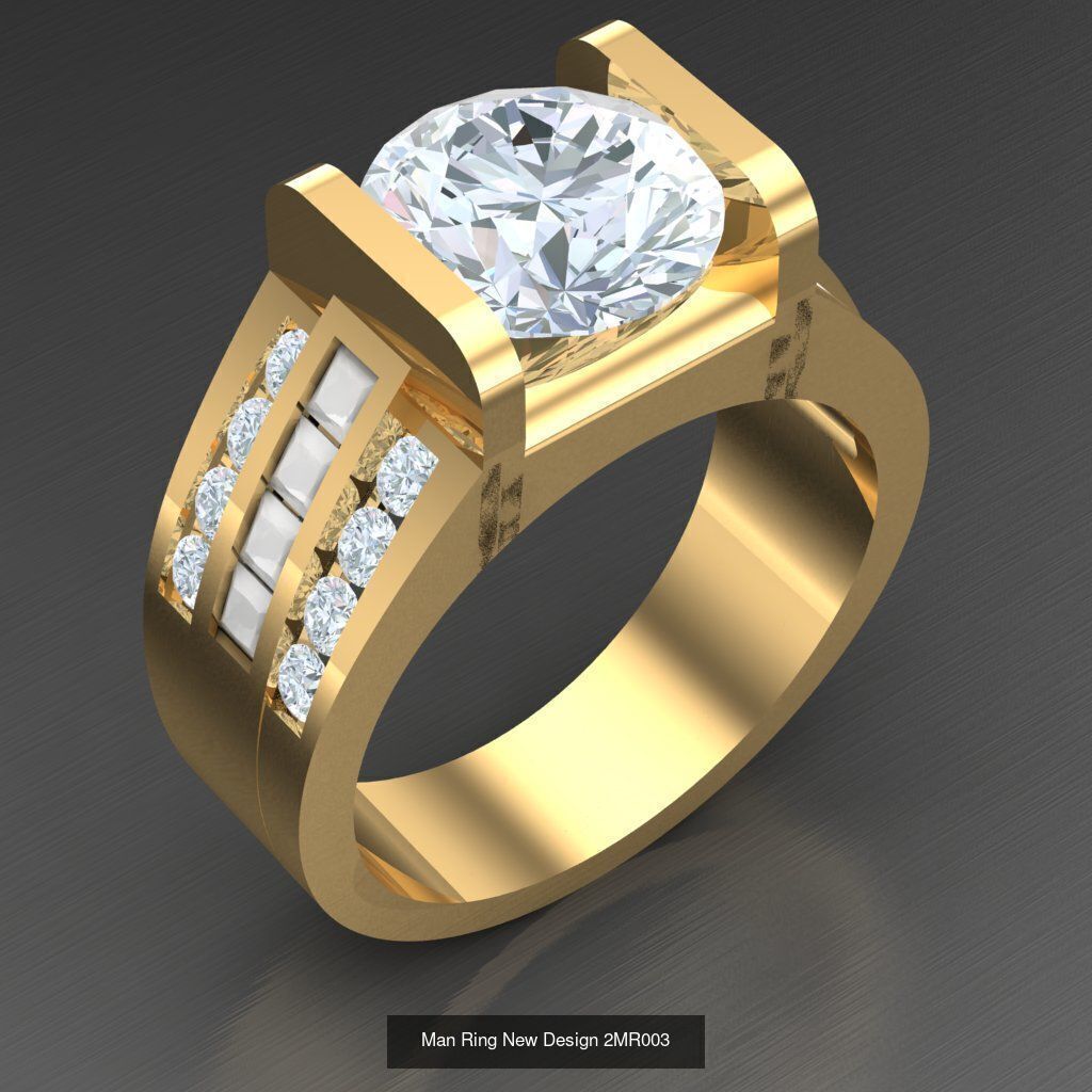 Bulk 100 Men Ring For Sale Discound 2MRXXX 3D Model Collection_104
