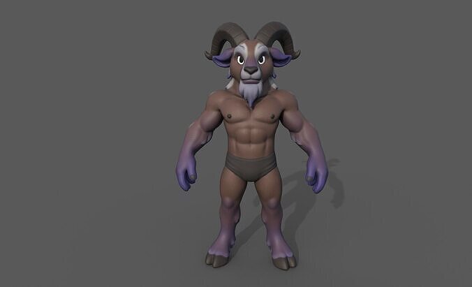 Goat Base body 3D model