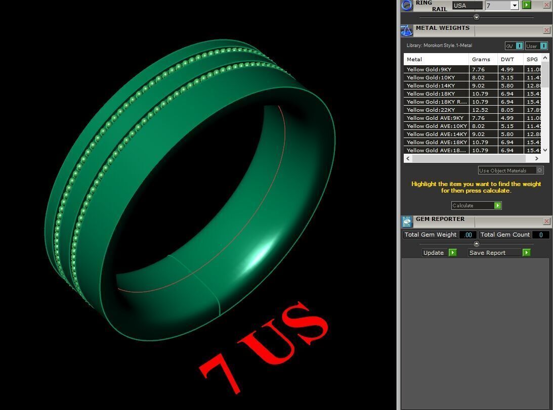 Elite Men Rings Collection 6MR027 3D print model_1