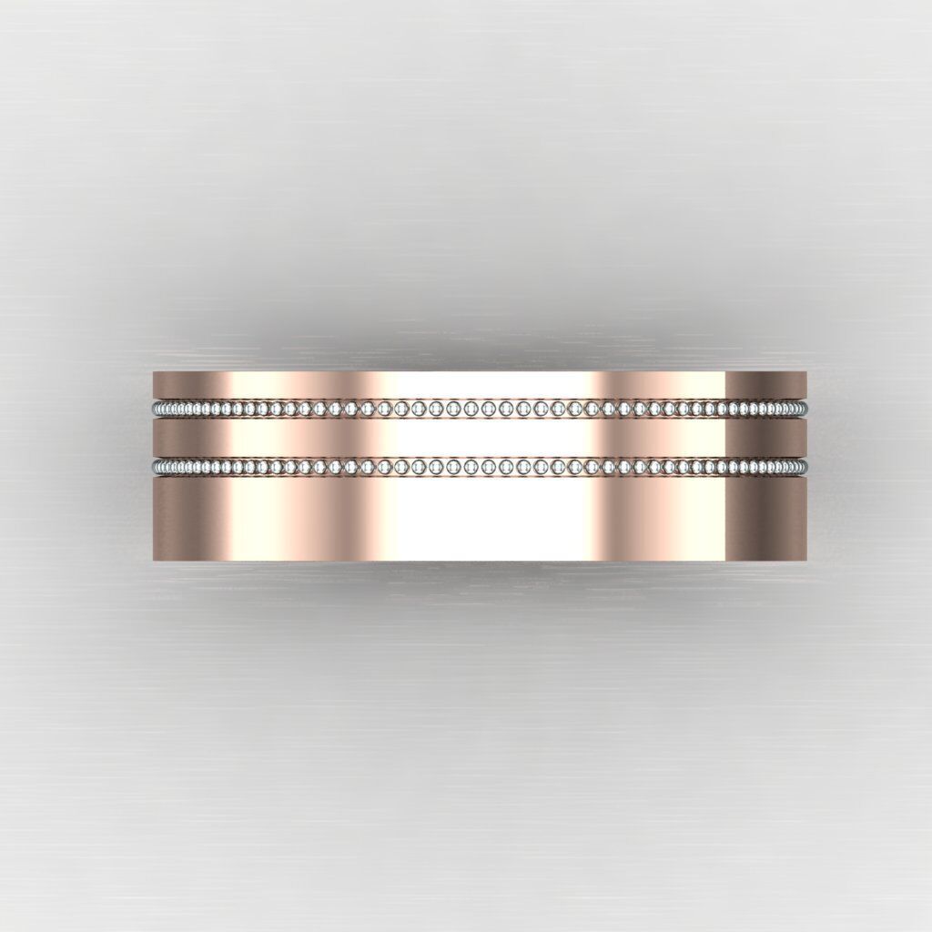 Elite Men Rings Collection 6MR027 3D print model_8