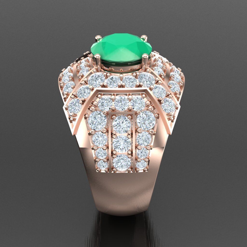 Elite Men Rings Collection 6MR024 3D print model_12