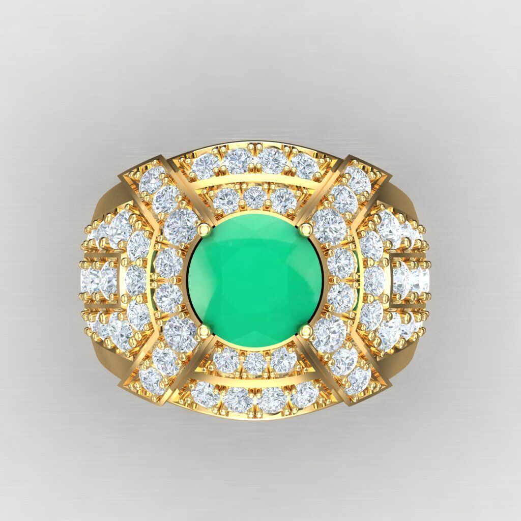 Elite Men Rings Collection 6MR024 3D print model_10