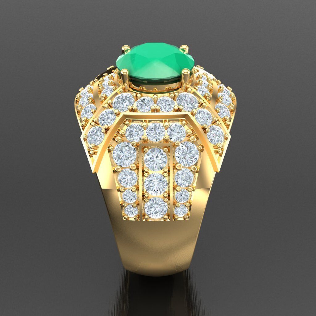 Elite Men Rings Collection 6MR024 3D print model_13