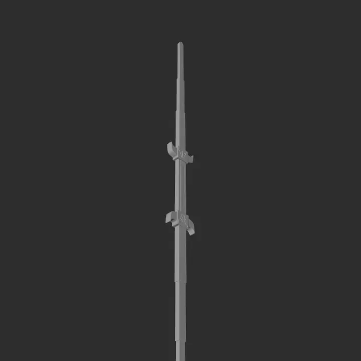 Liveman Bison Rod 3D print model_0