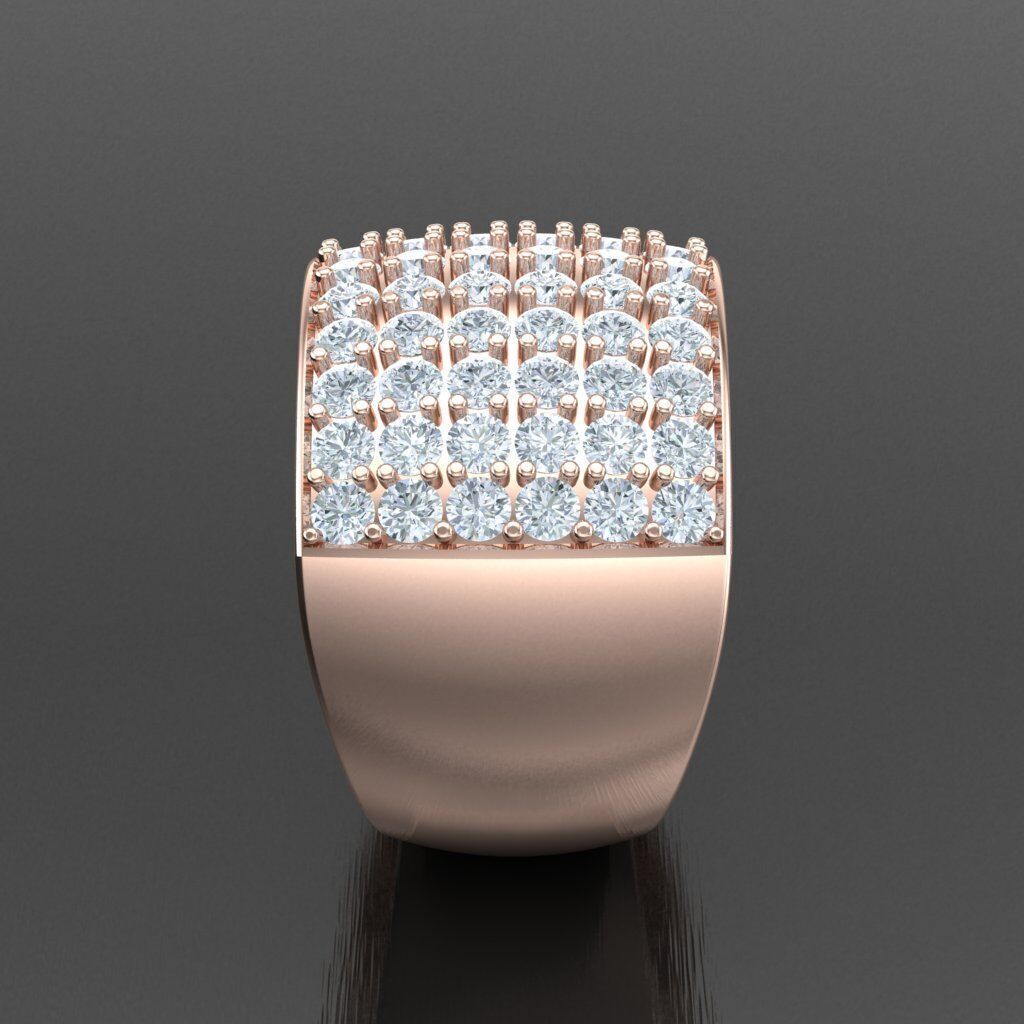 Elite Men Rings Collection 5MR098 3D print model_12