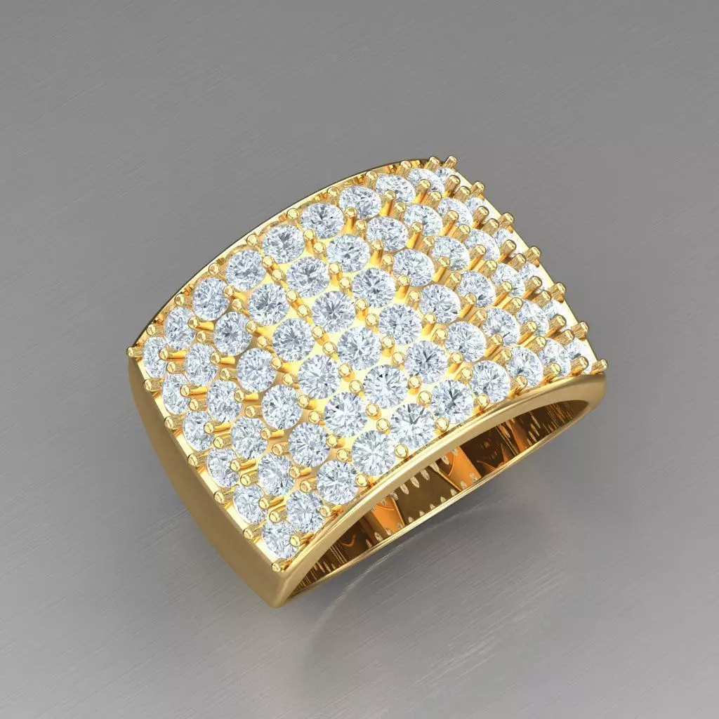 Elite Men Rings Collection 5MR098 3D print model_0