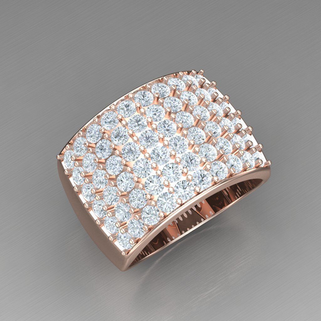 Elite Men Rings Collection 5MR098 3D print model_11