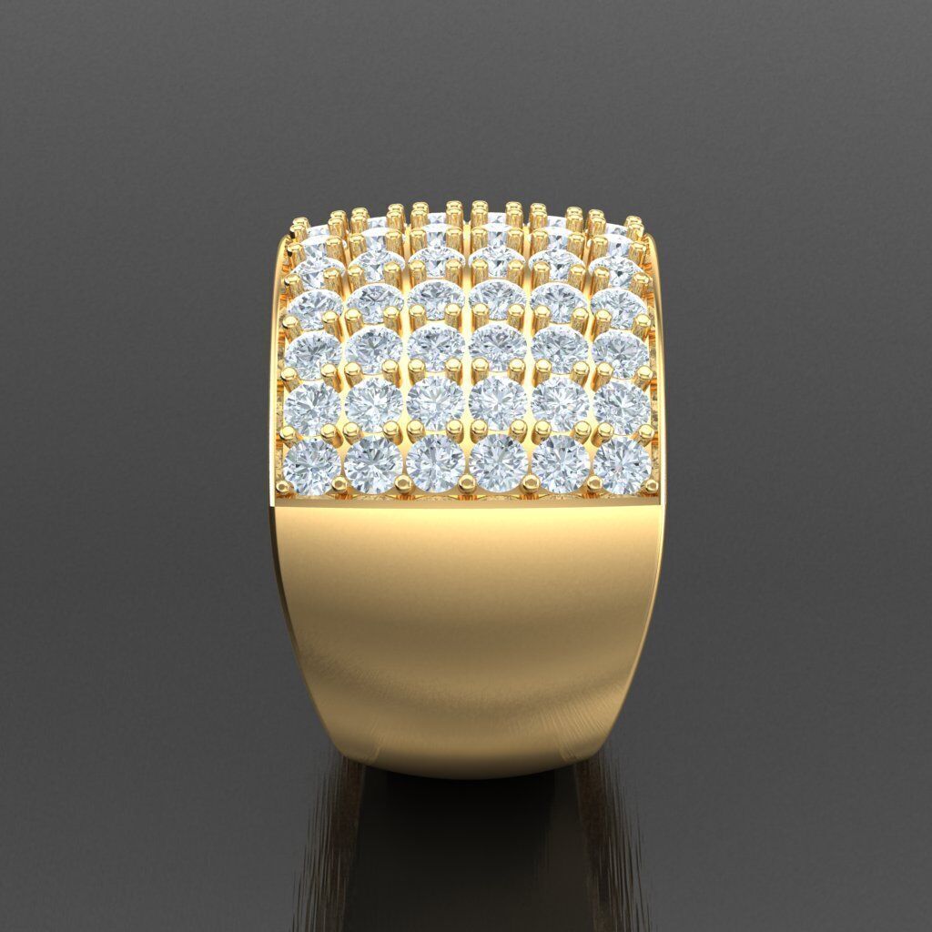 Elite Men Rings Collection 5MR098 3D print model_13