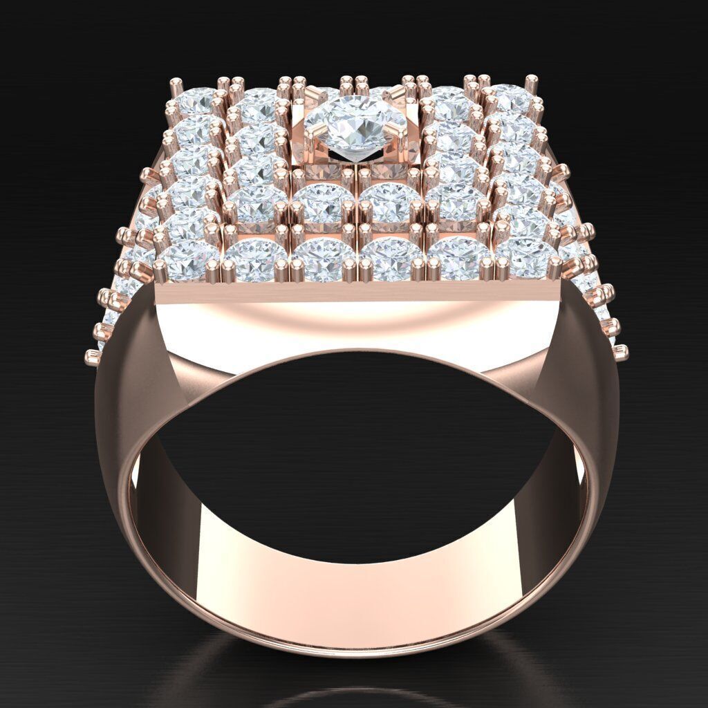 Elite Men Rings Collection 5MR097 3D print model_3