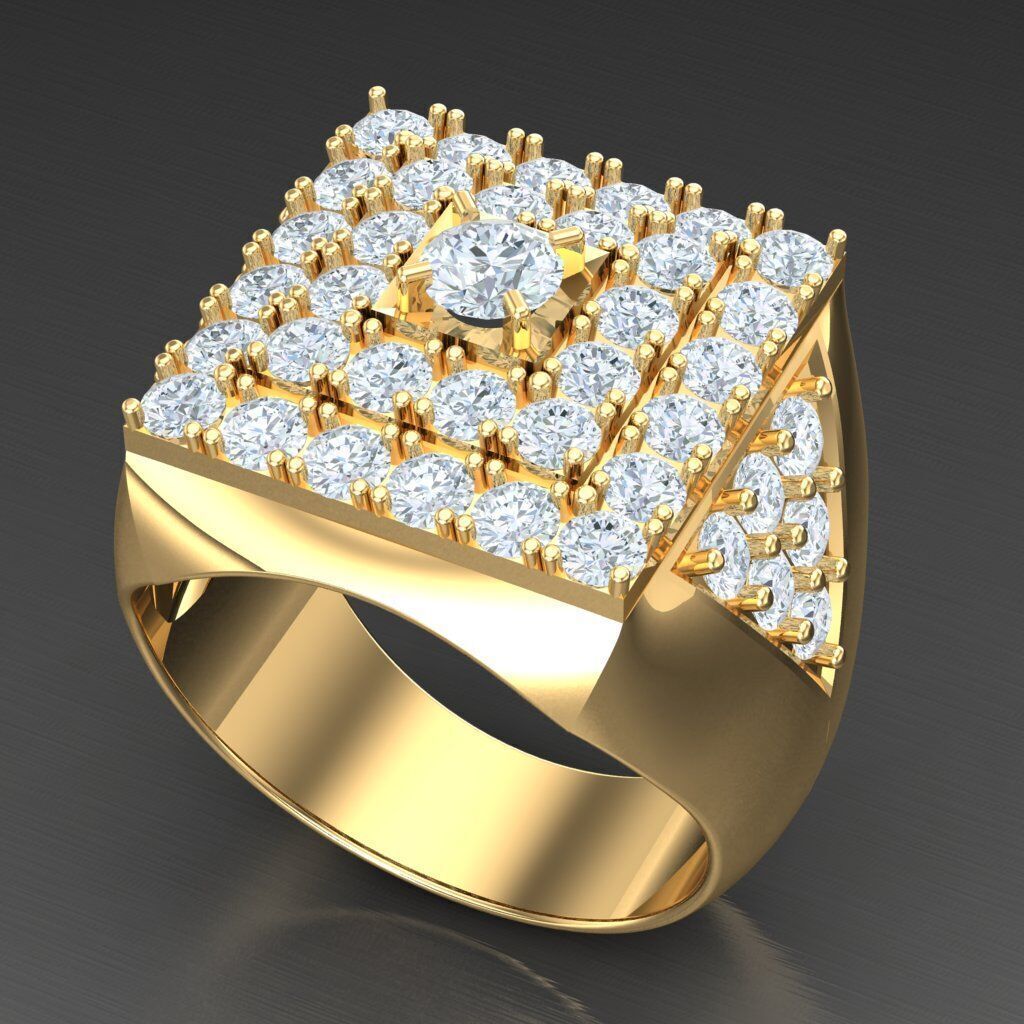 Elite Men Rings Collection 5MR097 3D print model_8