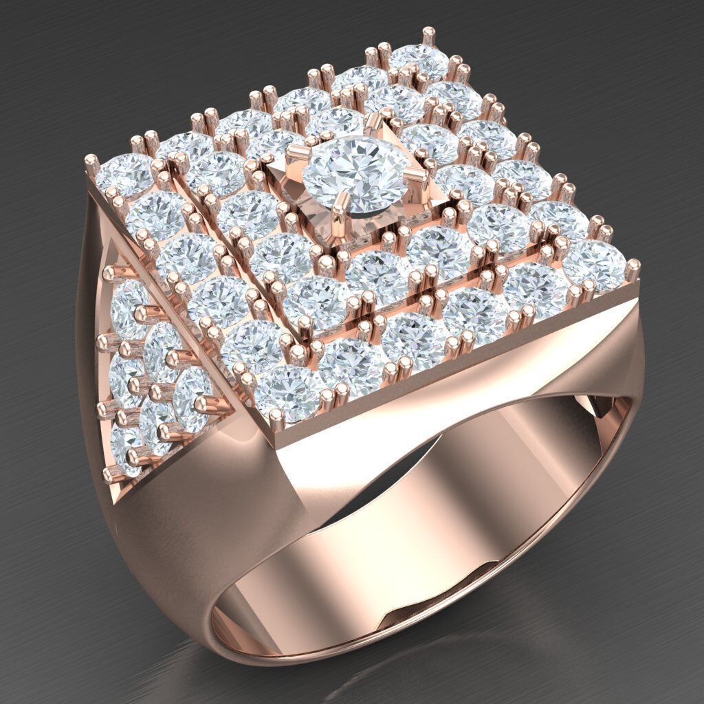 Elite Men Rings Collection 5MR097 3D print model_7