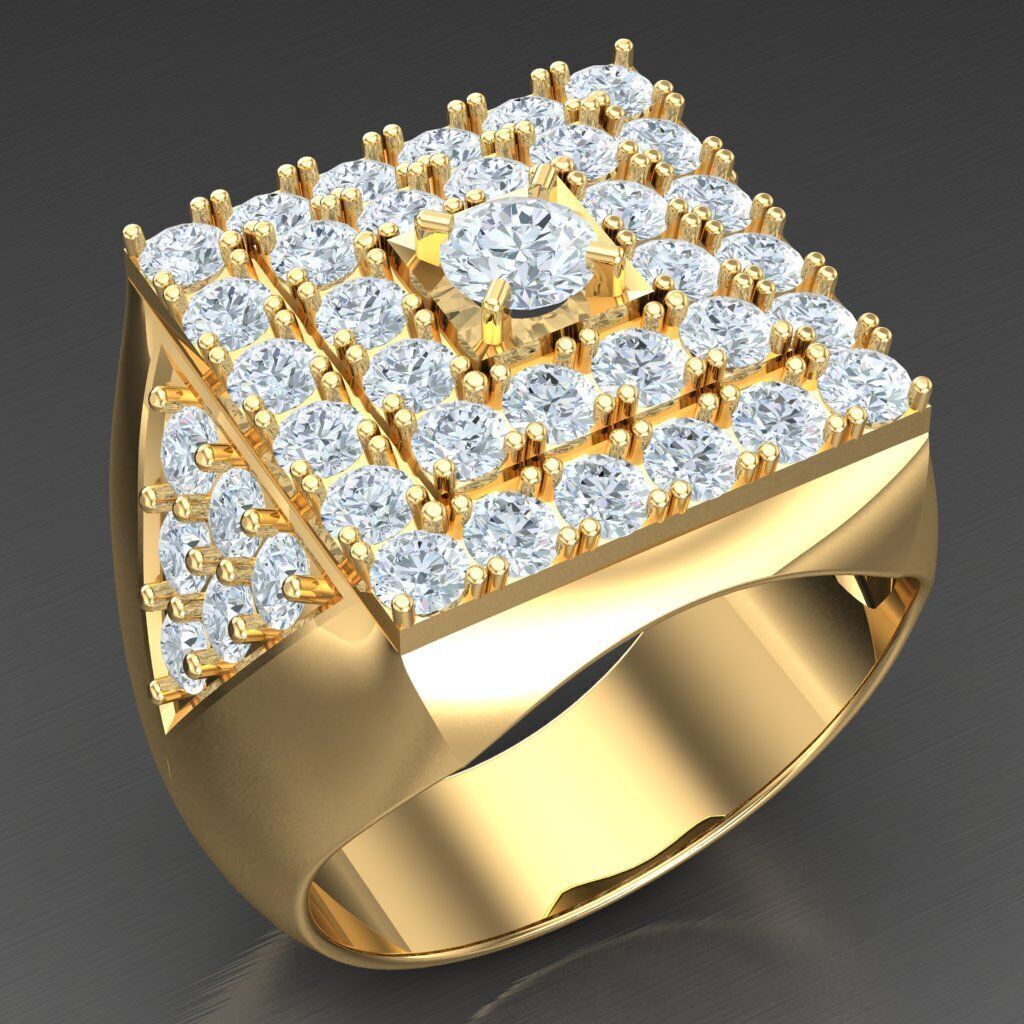 Elite Men Rings Collection 5MR097 3D print model_2