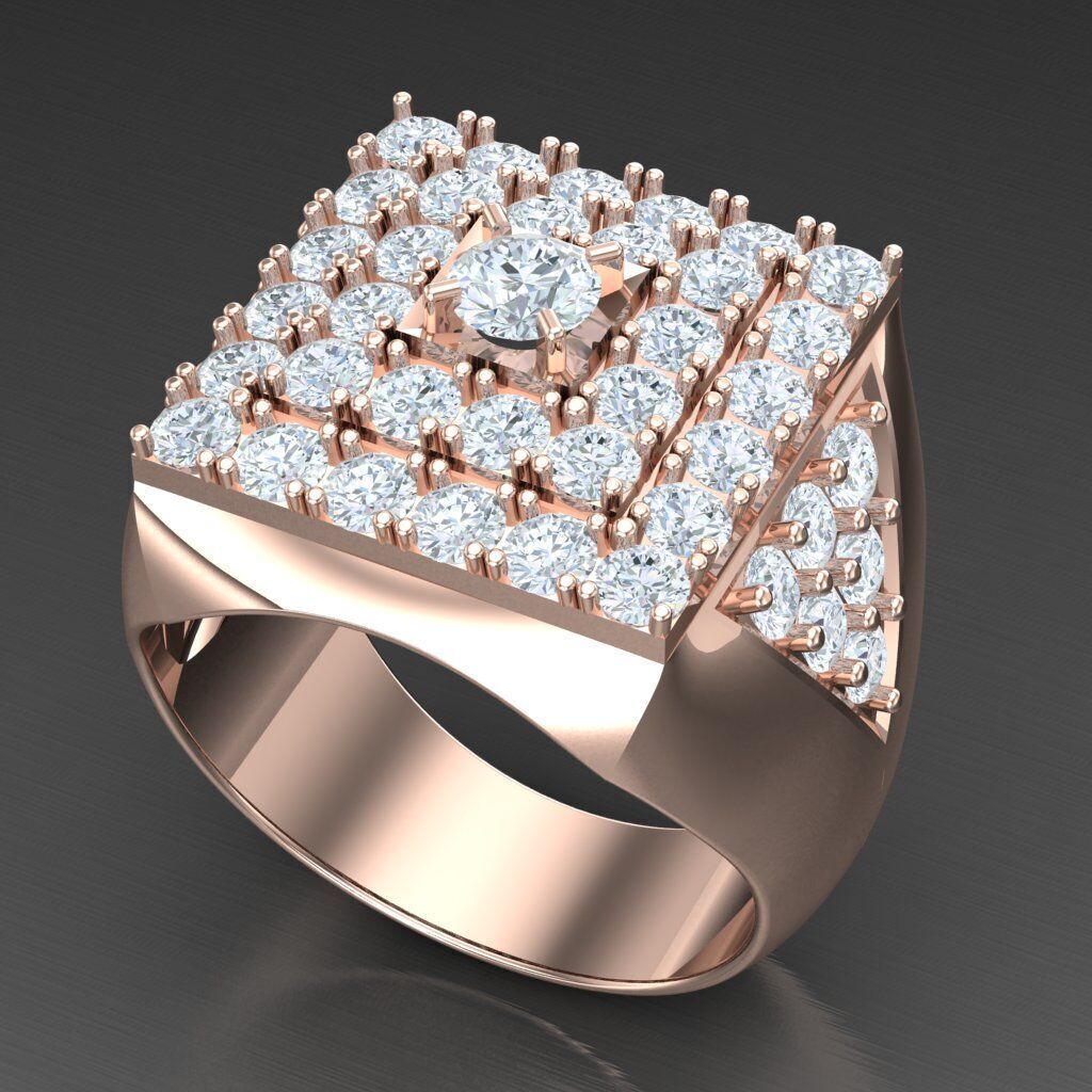 Elite Men Rings Collection 5MR097 3D print model_5