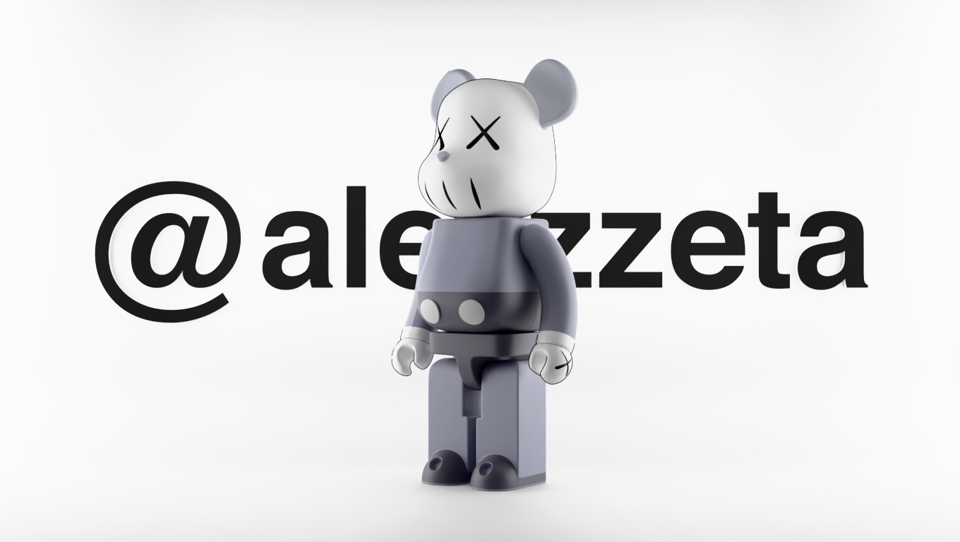 Kaws Companion BearBrick for Print 3D print model_1