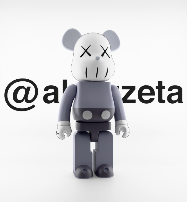 Kaws Companion BearBrick for Print 3D print model_37